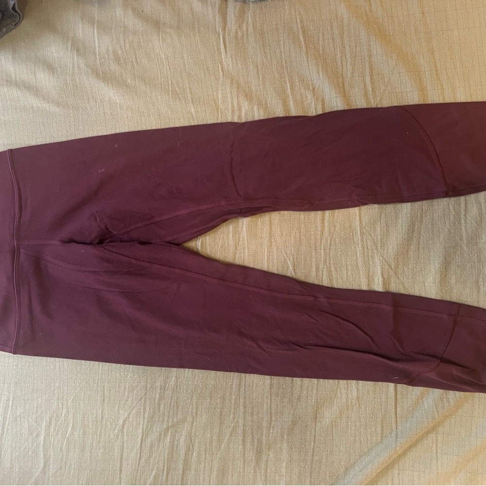 lululemon athletica Deep Maroon Leggings